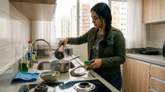 Bocas do fogão sem crosta e com chama firme: um passo a passo simples com água quente